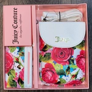 Juicy couture small crossbody and card holder
